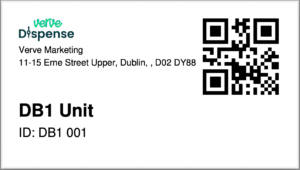 Example QR code sticker